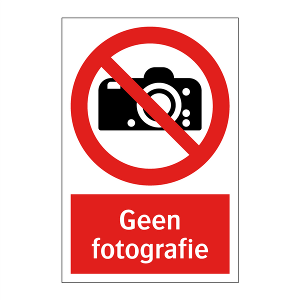 Geen fotografie