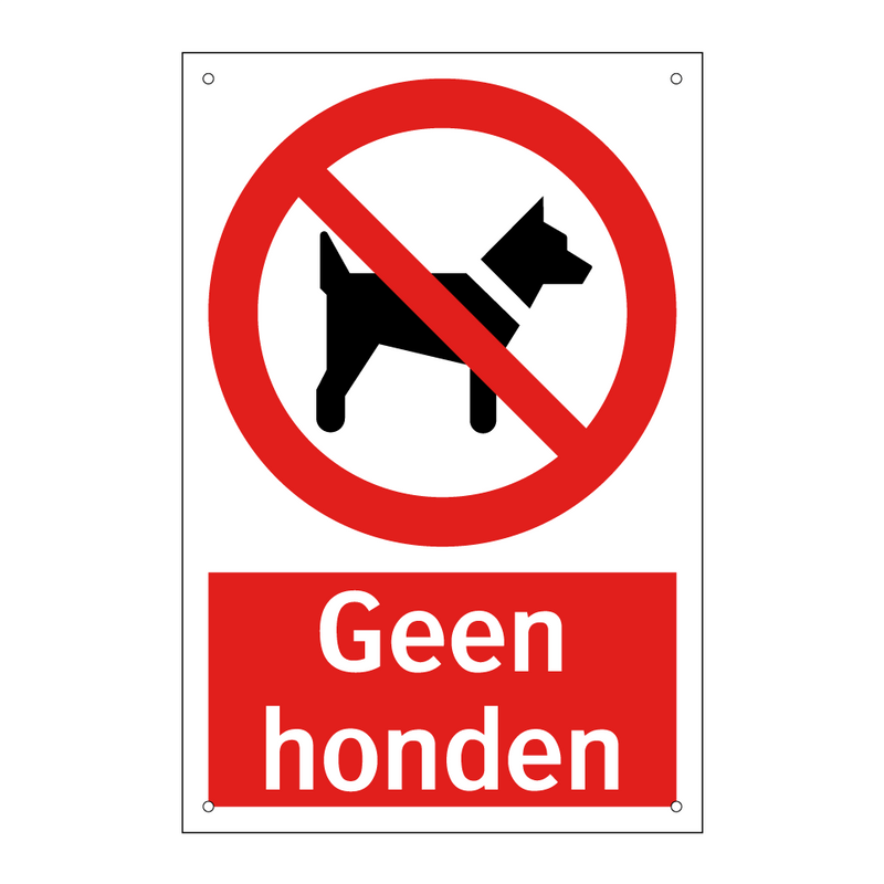 Geen honden