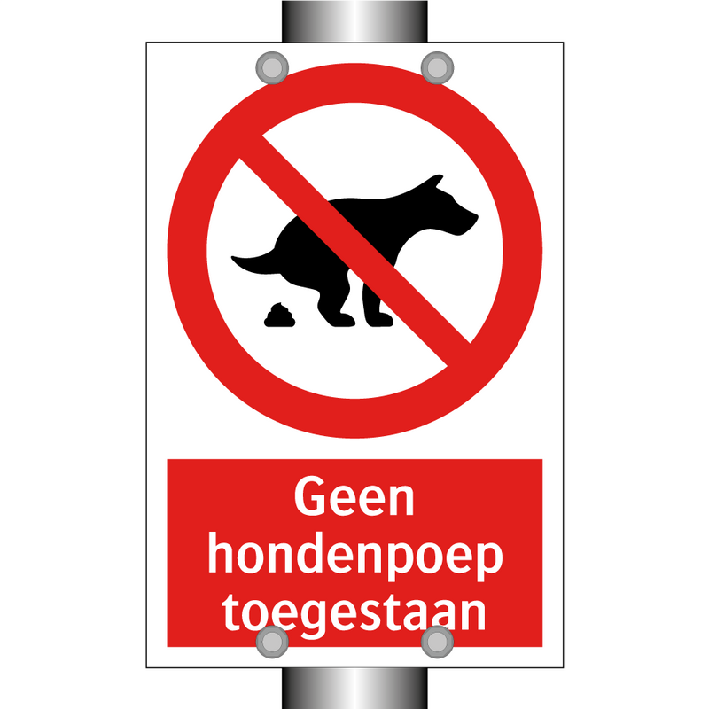 Geen hondenpoep toegestaan