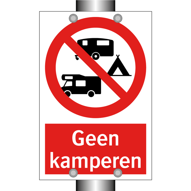 Geen kamperen