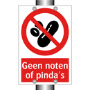 Geen noten of pinda's