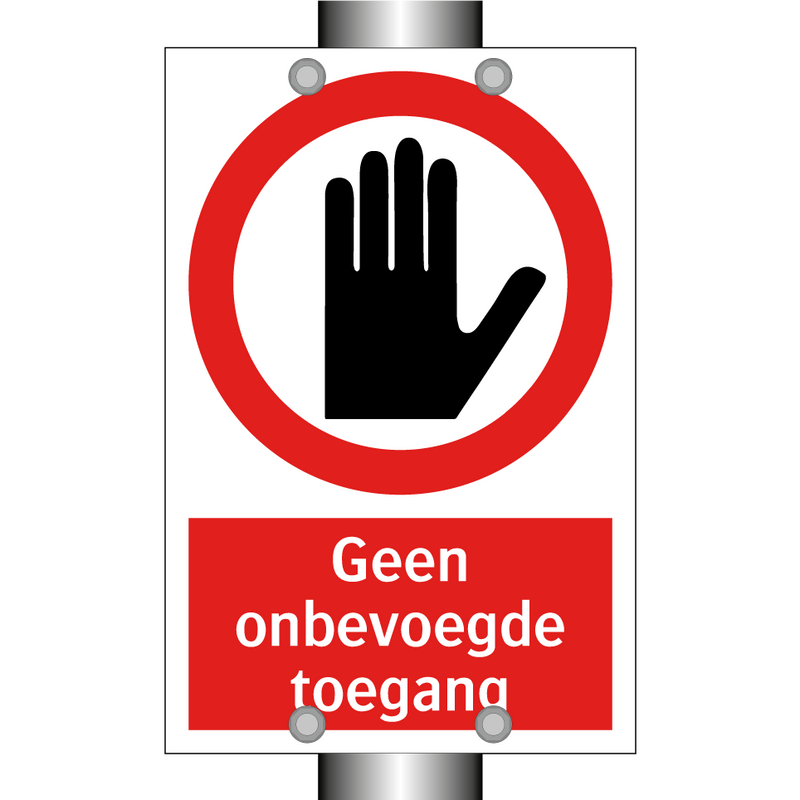 Geen onbevoegde toegang