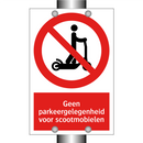 Geen parkeergelegenheid voor scootmobielen