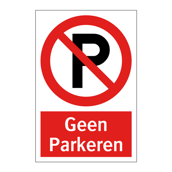Geen Parkeren