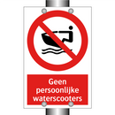 Geen persoonlijke waterscooters