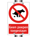 Geen poepen toegestaan