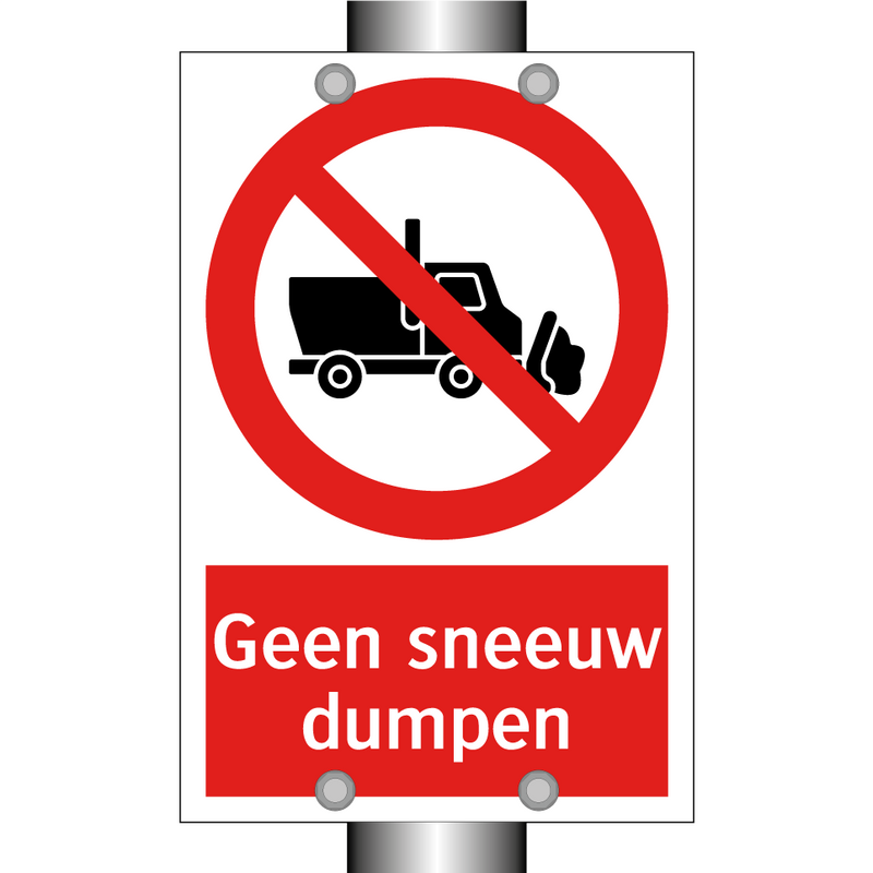 Geen sneeuw dumpen