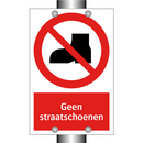 Geen straatschoenen