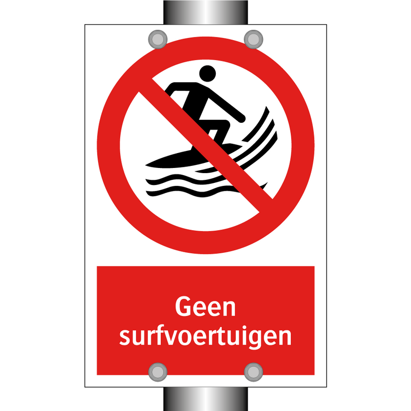 Geen surfvoertuigen