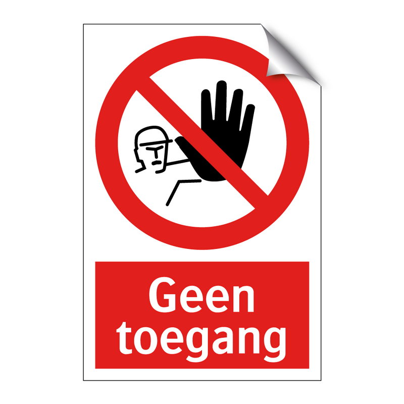 Geen toegang
