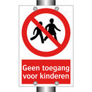 Geen toegang voor kinderen