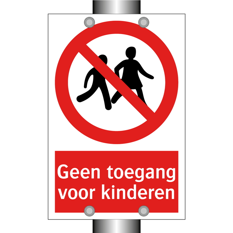 Geen toegang voor kinderen