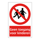 Geen toegang voor kinderen