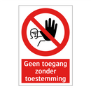 Geen toegang zonder toestemming