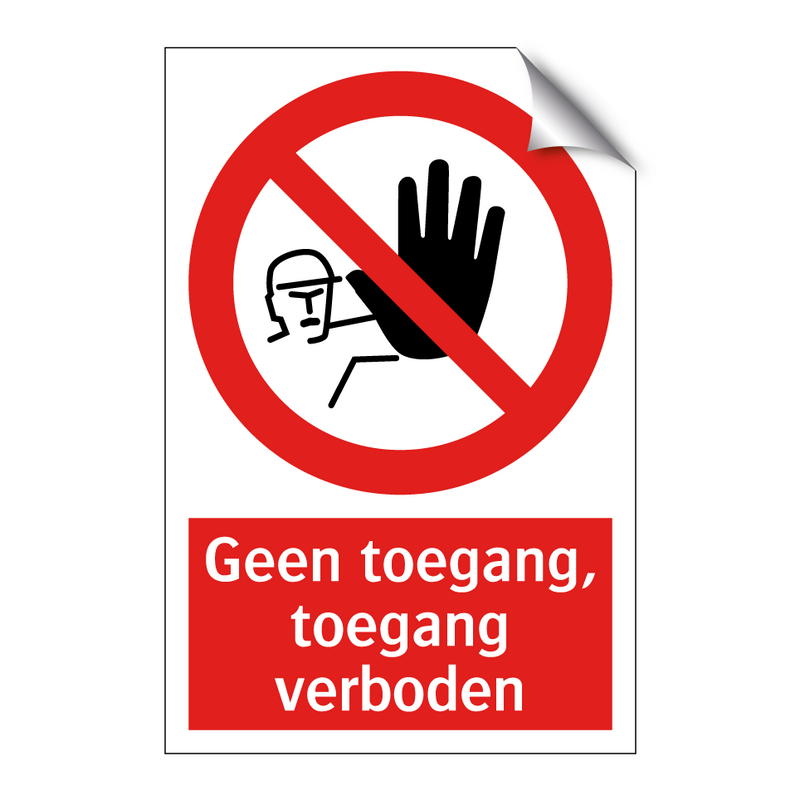 Geen toegang, toegang verboden