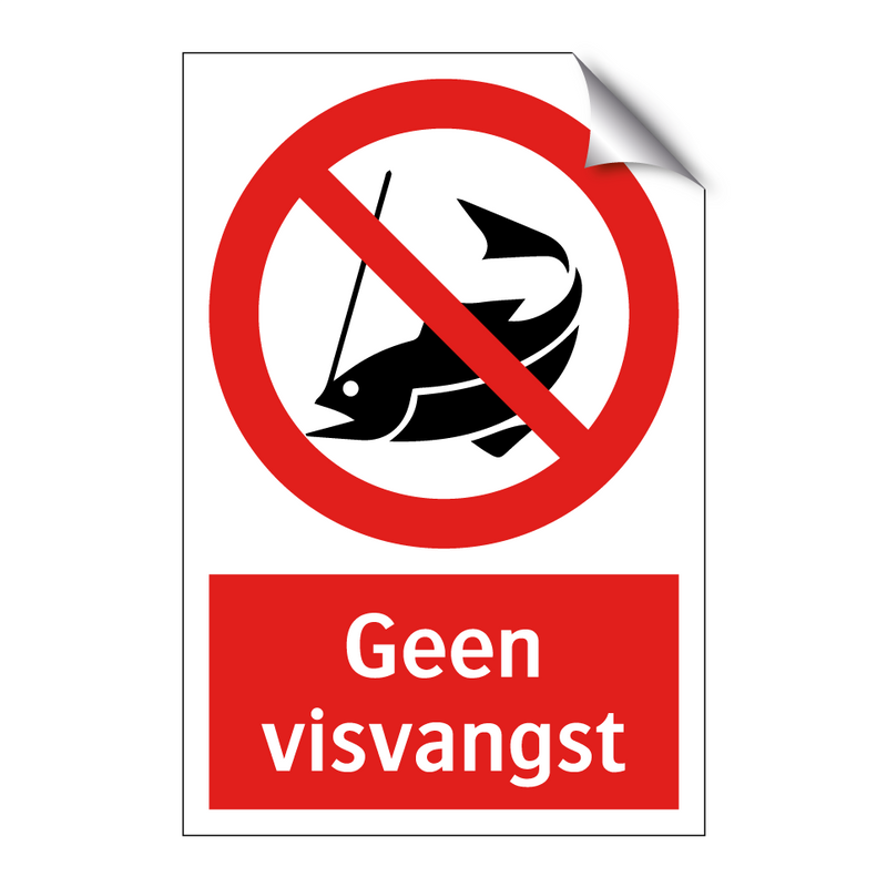 Geen visvangst