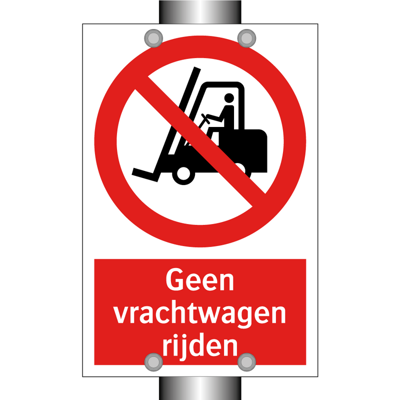 Geen vrachtwagen rijden