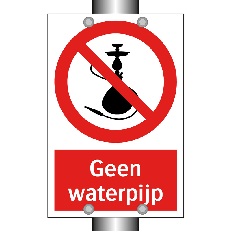 Geen waterpijp
