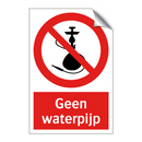 Geen waterpijp