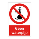 Geen waterpijp