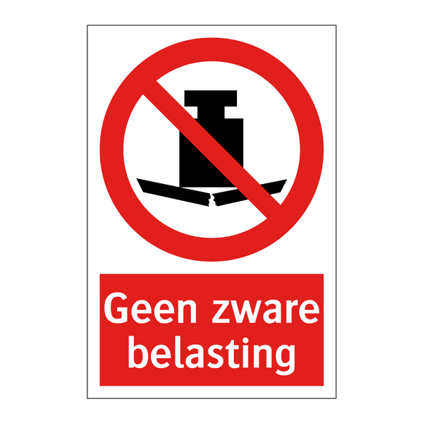 Geen zware belasting