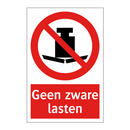 Geen zware lasten