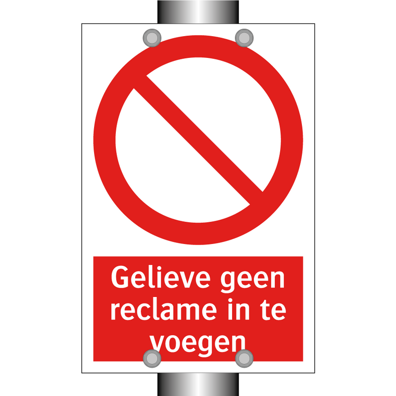 Gelieve geen reclame in te voegen