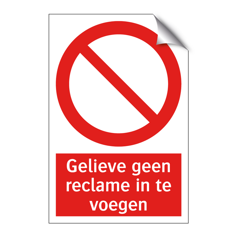 Gelieve geen reclame in te voegen