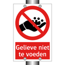 Gelieve niet te voeden
