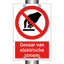 Gevaar van elektrische stroom