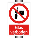 Glas verboden