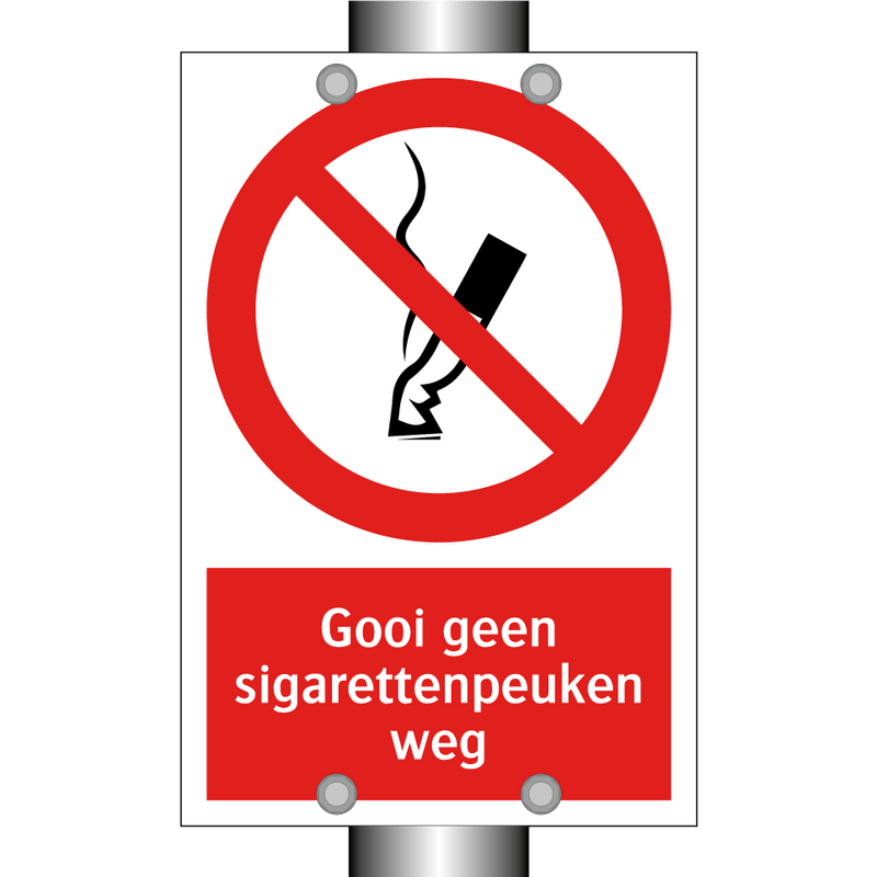 Gooi geen sigarettenpeuken weg