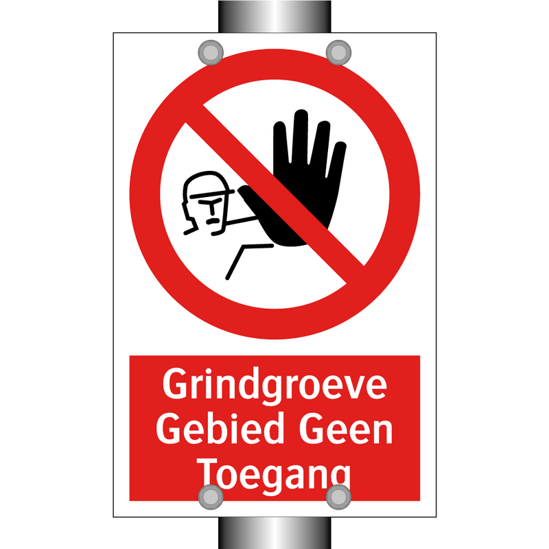 Grindgroeve Gebied Geen Toegang