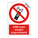 GSM moet worden uitgeschakeld