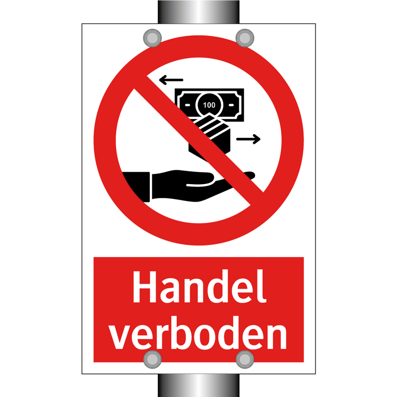 Handel verboden