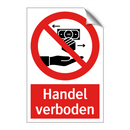 Handel verboden