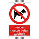 Honden moeten buiten wachten
