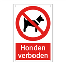 Honden verboden