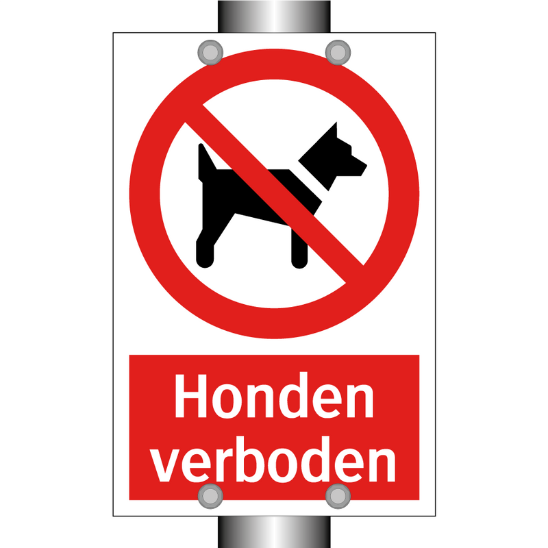 Honden verboden