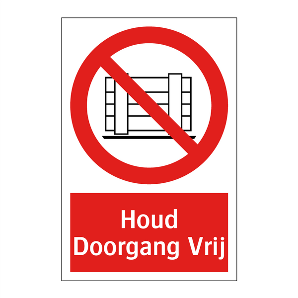 Houd Doorgang Vrij
