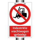 Industriële vrachtwagen verboden