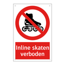 Inline skaten verboden