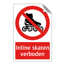 Inline skaten verboden