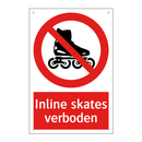 Inline skates verboden