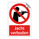 Jacht verboden