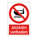 Jetskiën verboden