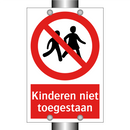 Kinderen niet toegestaan