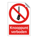 Knooppunt verboden