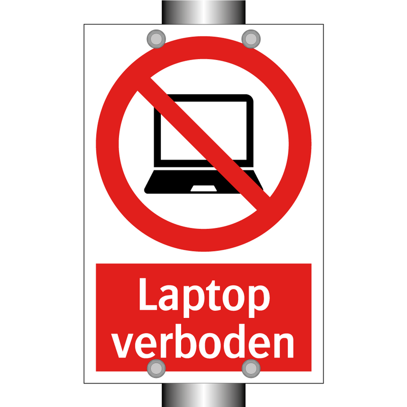 Laptop verboden