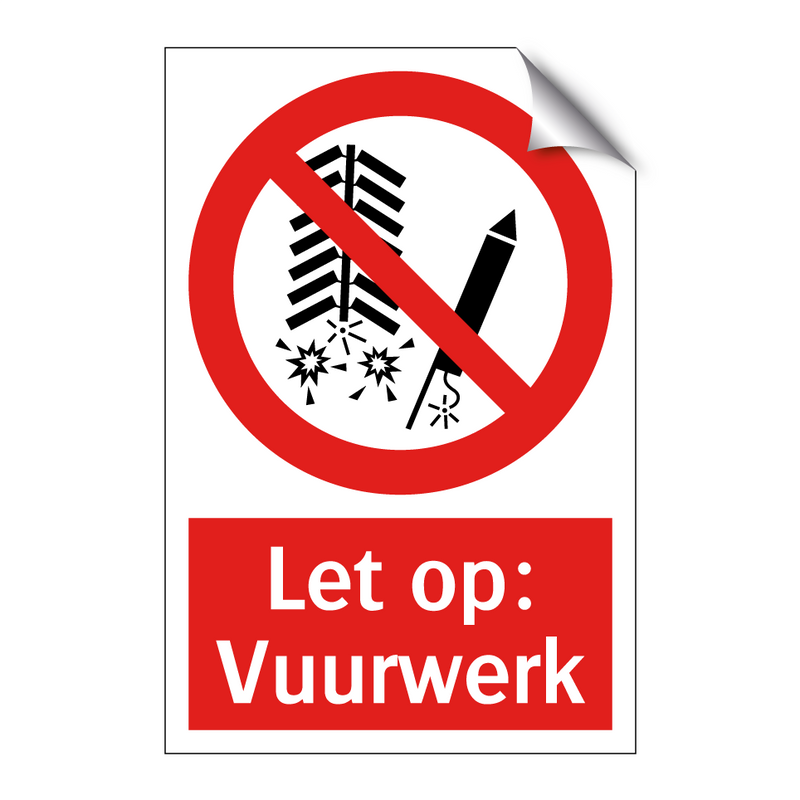 Let op: Vuurwerk